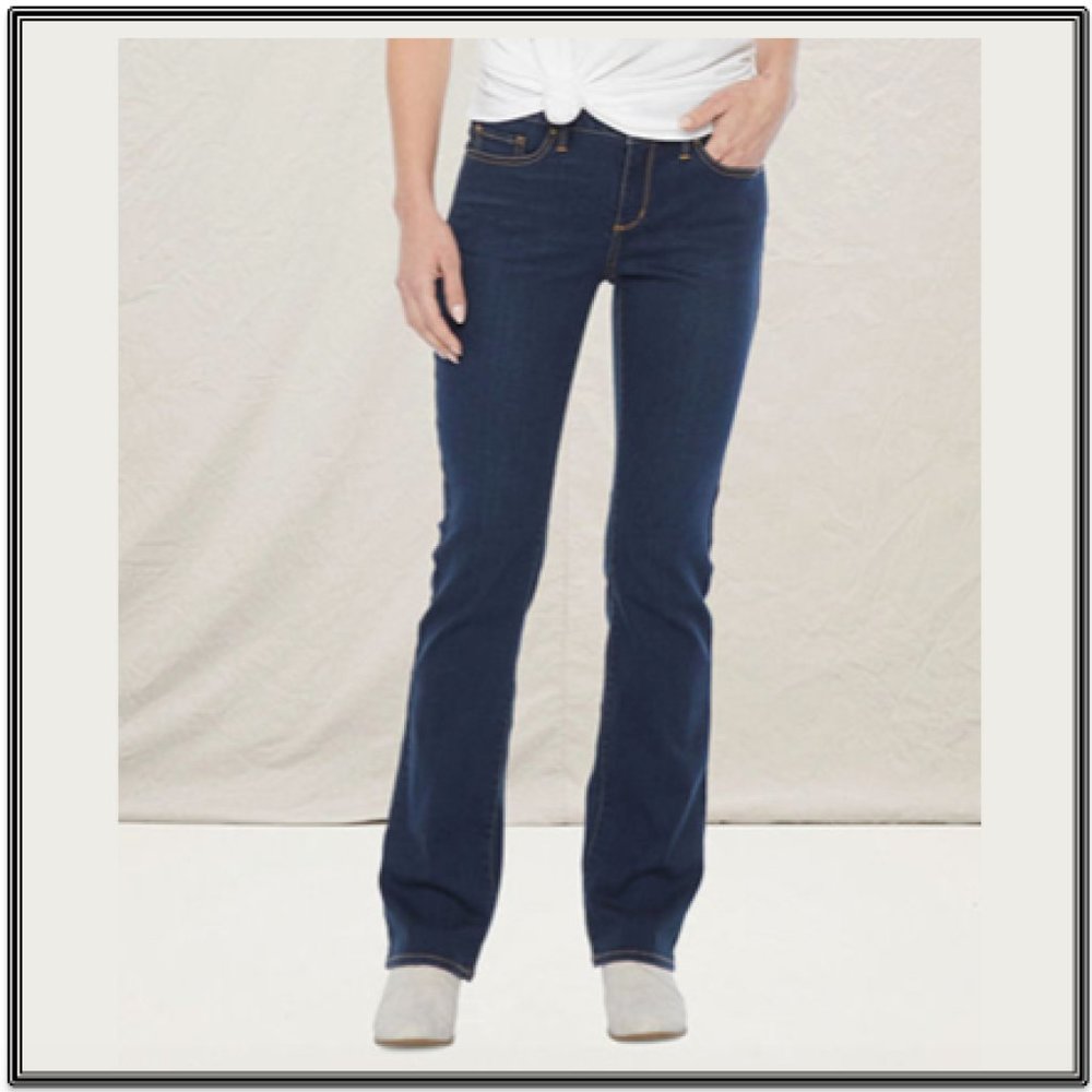 a.n.a Slim Bootcut Denim Jeans